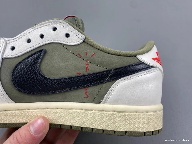 Cheap LOW AIR X DM7866-200 MEDIUM OG TRAVIS OLIVE SCOTT JORDAN 1 0704